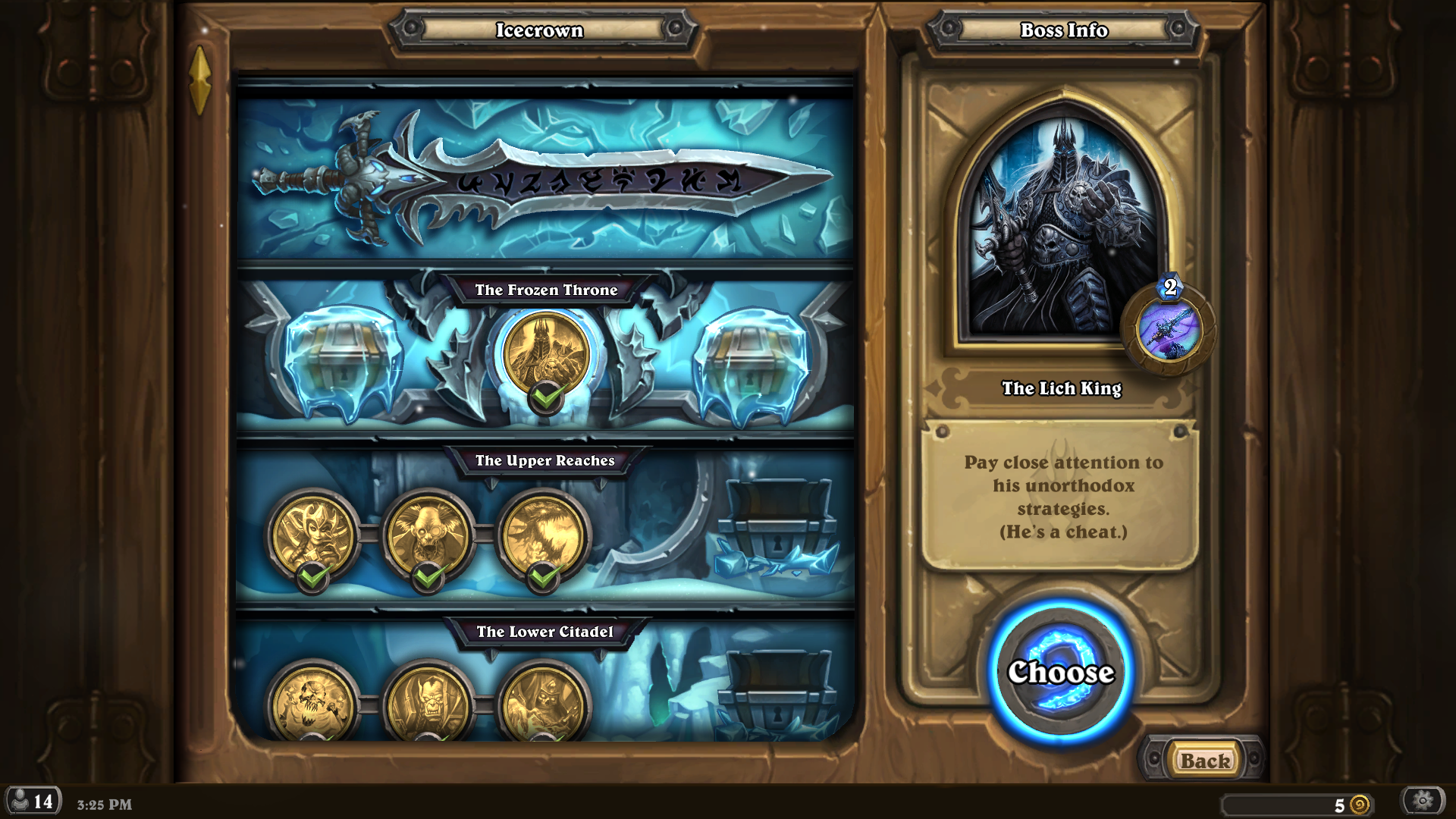 knights of the frozen throne solo adventure