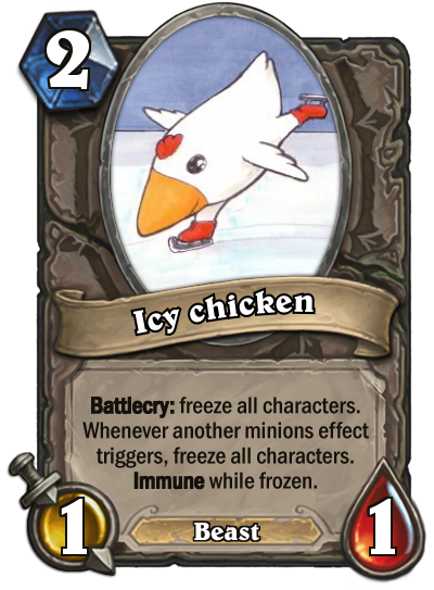 Ice chicken