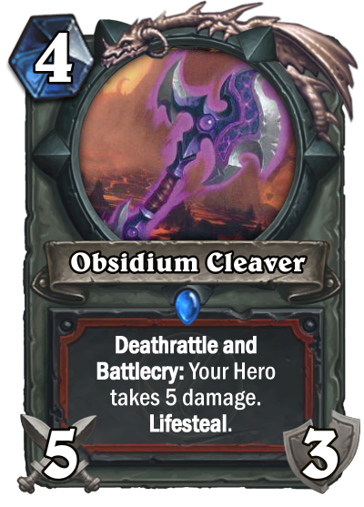 Obsidium Cleaver