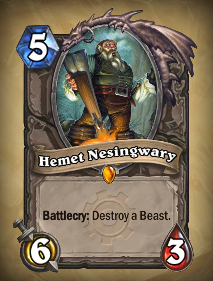 New Card: Hemet Nesingwary.