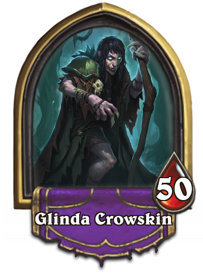 Glinda Crowskin from Hearthstone's Monster Hunt
