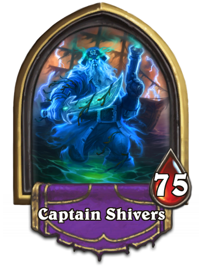 Captain Shivers from Hearthstone's Monster Hunt