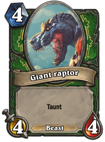 Giant raptor