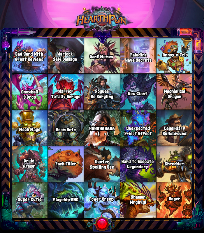 The Boomsday Project Card Reveal Bingo News Hearthpwn