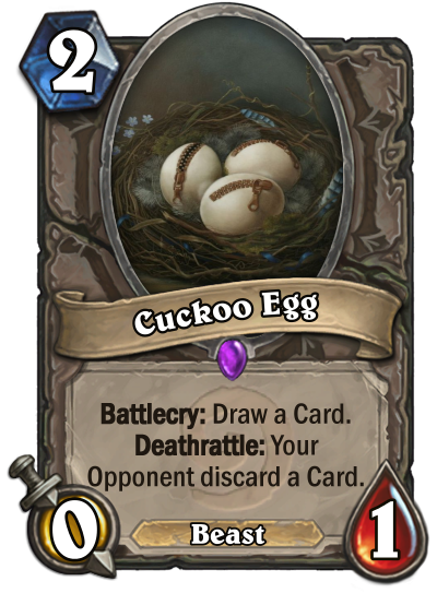 Place the Cuckoo's Egg in the Nest