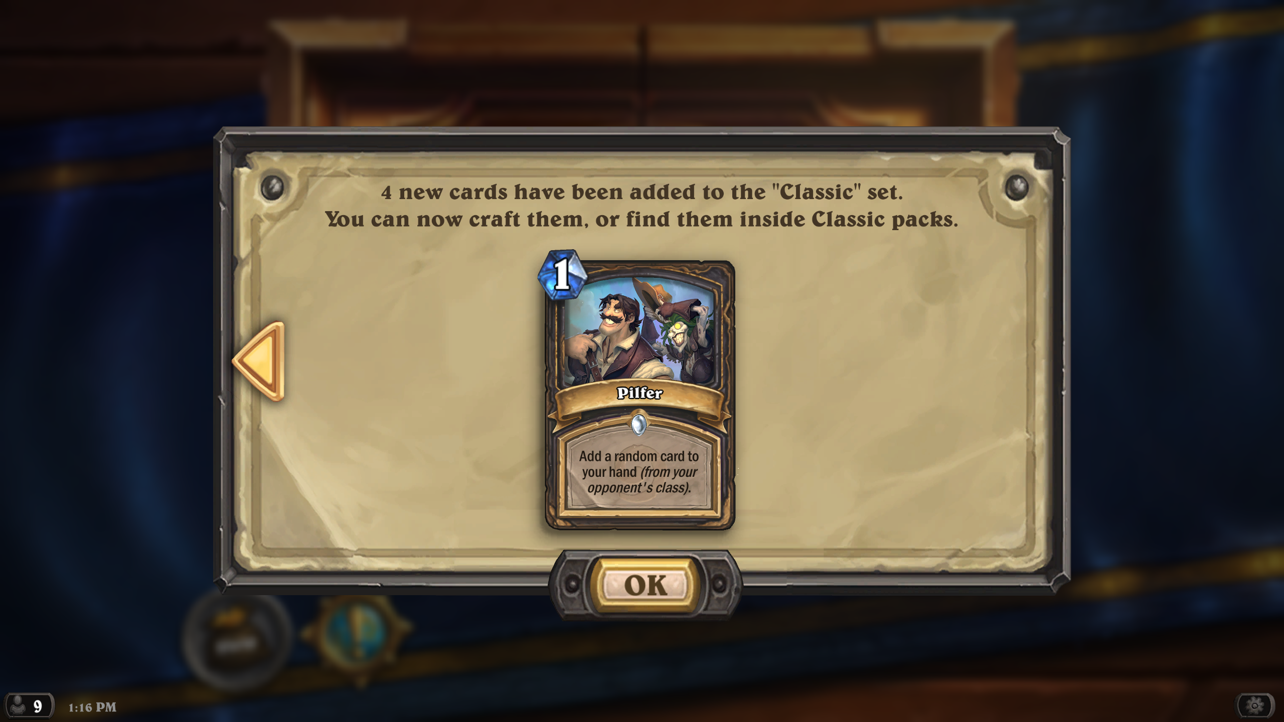 hearthstone patch notes