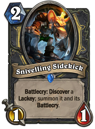 Snivelling Sidekick