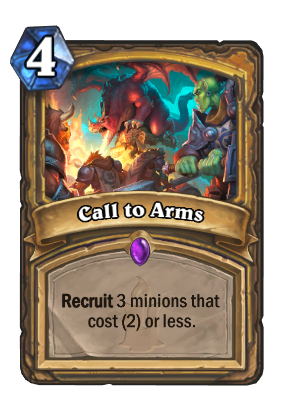 Image result for Hearthstone call to arms