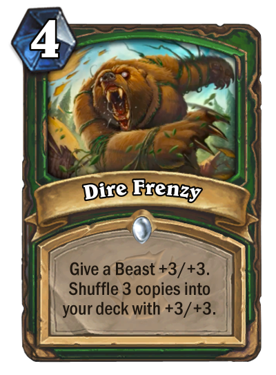 dire frenzy quest hunter rasta