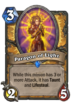 Image result for paragon of light hearthstone