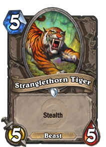 in hearthstone crafting works how Cards Hearthstone Tiger Stranglethorn