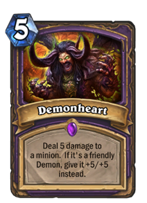Demonheart - Hearthstone Cards